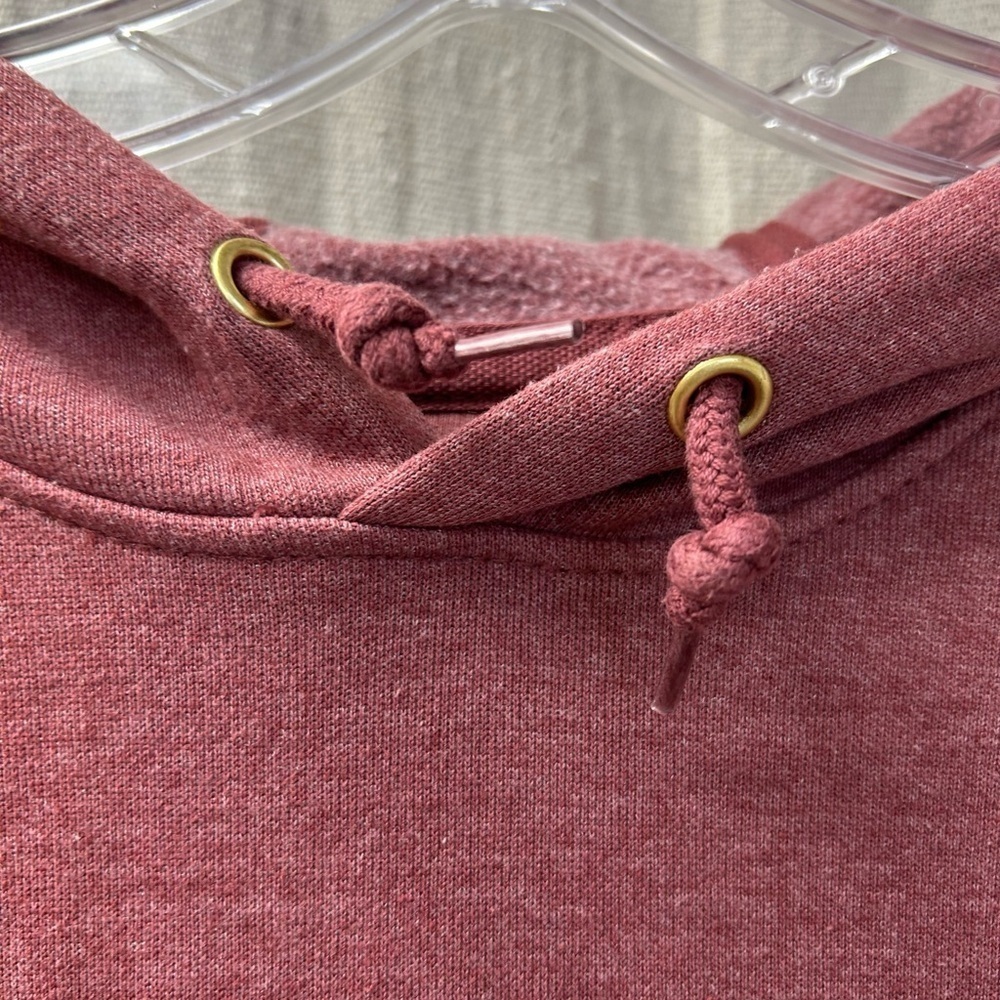 Carhartt /Original Fit /LOGO LG.SLEEVE GRAPHIC HOODIE Sweatshirt /Pink /size M - Picture 5 of 14